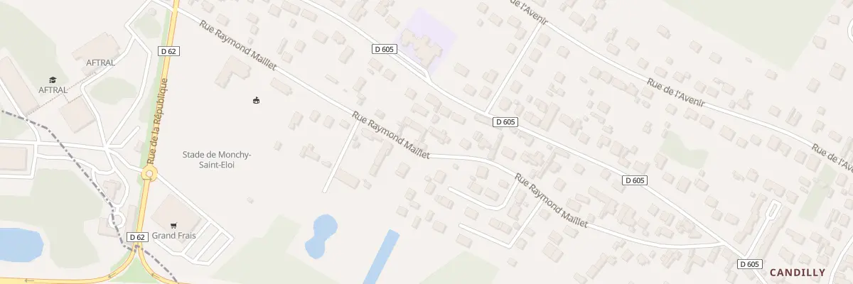 Plan du 25 Rue Raymond Maillet à Monchy-Saint-Éloi