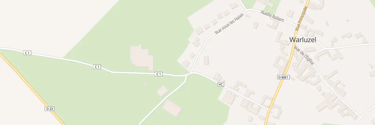 Plan du 10 Rue sous les Haies à Warluzel