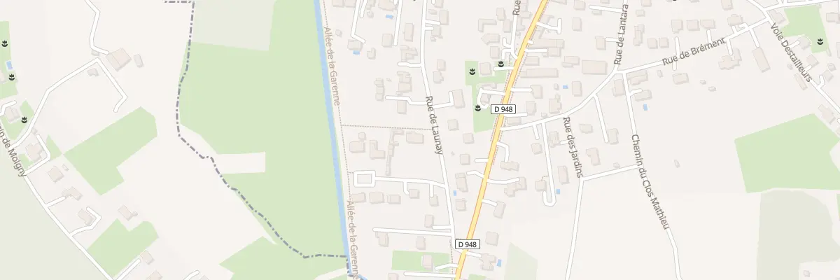 Plan du 44 Rue de Launay à Milly-la-Forêt