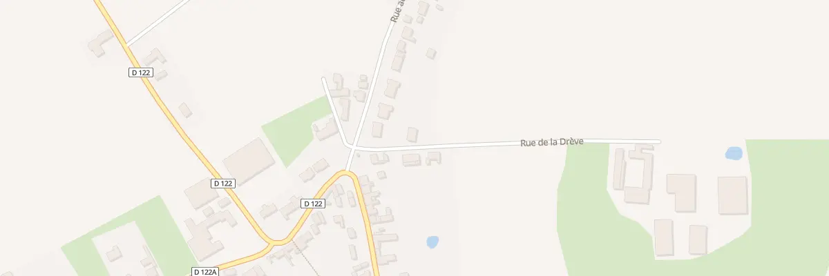 Plan du 1 Rue de la Dreve à Thiennes