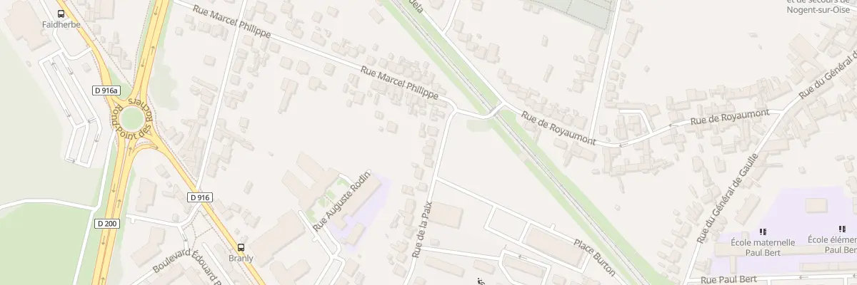 Plan du 4B Rue de la Paix à Nogent-sur-Oise