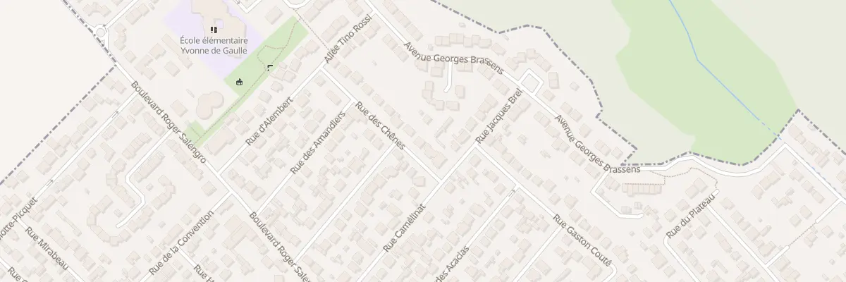 Plan du 6 Rue des Chenes à Goussainville