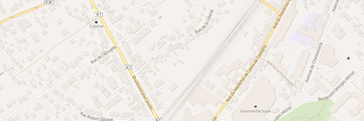 Plan du 59B Rue de la Liberté à Corbeil-Essonnes