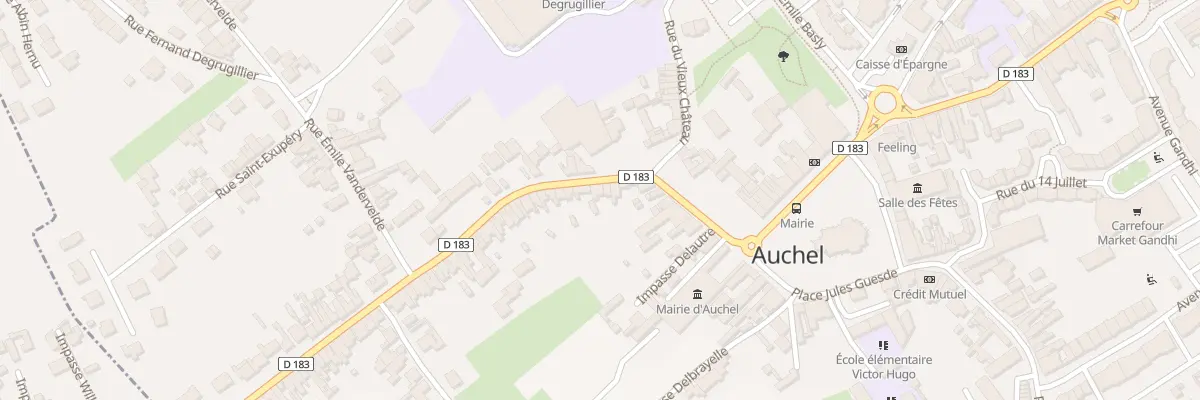 Plan du 7 Rue Uriane Sorriaux à Auchel