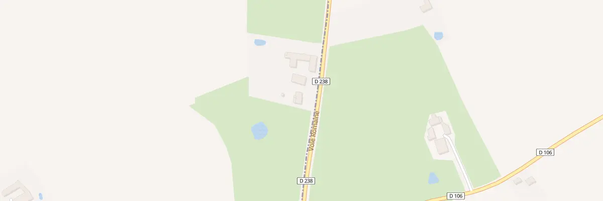 Plan du 1379 Voie Romaine à Sercus