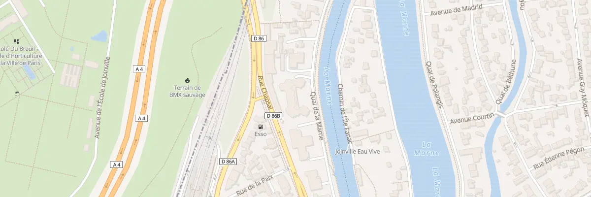 Plan du 19 Quai de la Marne à Joinville-le-Pont