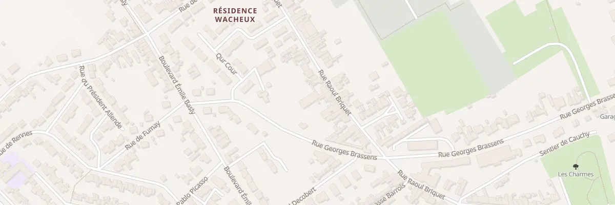 Plan du 127 Rue Raoul Briquet à Auchel