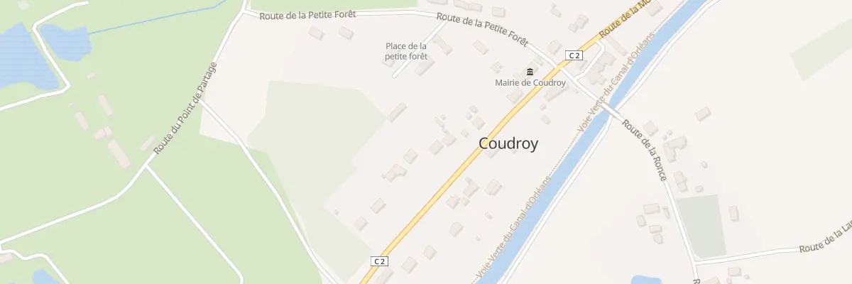 Plan du 18 Rte de Choiseau à Coudroy