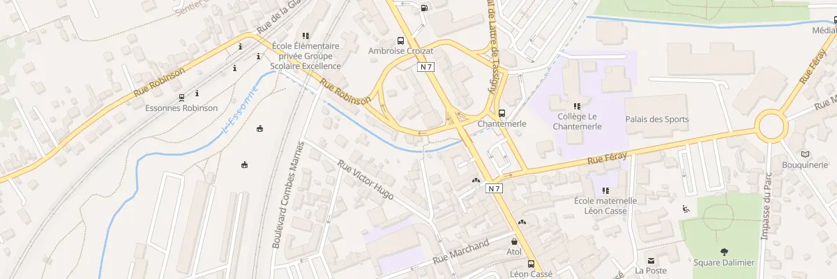 Plan du 5 Rue de Robinson à Corbeil-Essonnes