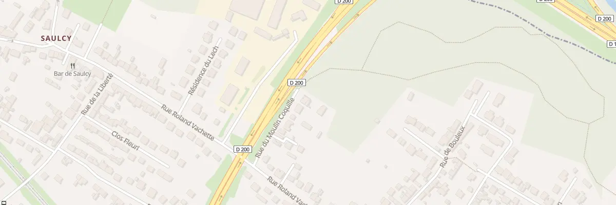 Plan du 2001 Rue du Moulin Coquille à Nogent-sur-Oise