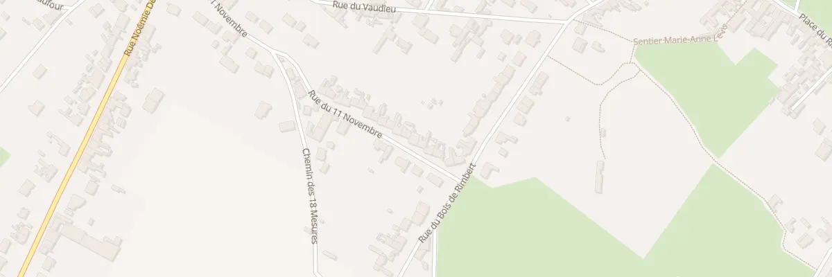 Plan du 27 Rue du 11 Novembre à Burbure
