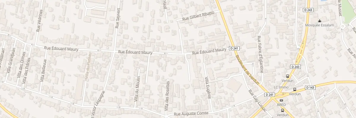 Plan du 55 Rue Édouard Maury à Fontenay-sous-Bois