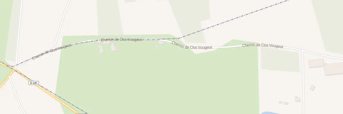 Plan du 14 Chem de Clos Vougeot à Chazemais