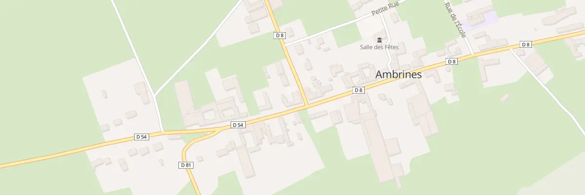 Plan du 732 Rue Principale à Ambrines