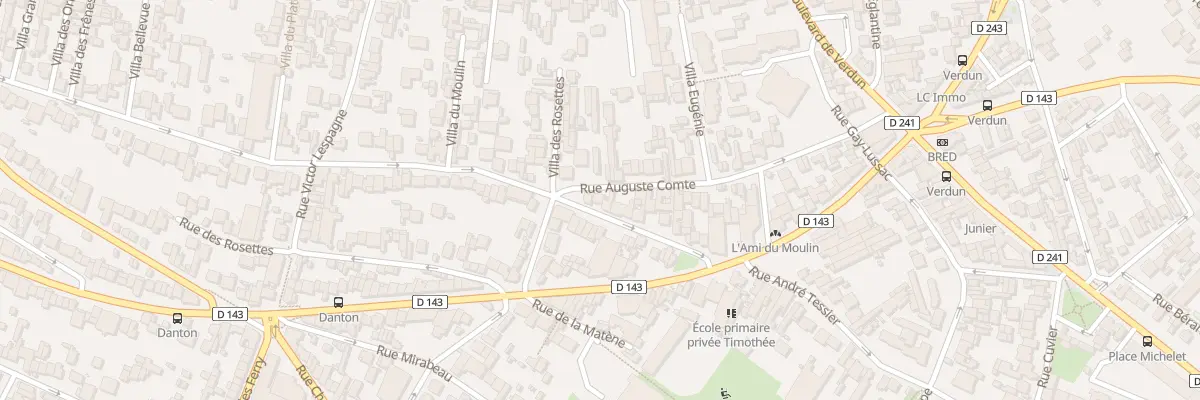 Plan du 100 Rue des Moulins à Fontenay-sous-Bois