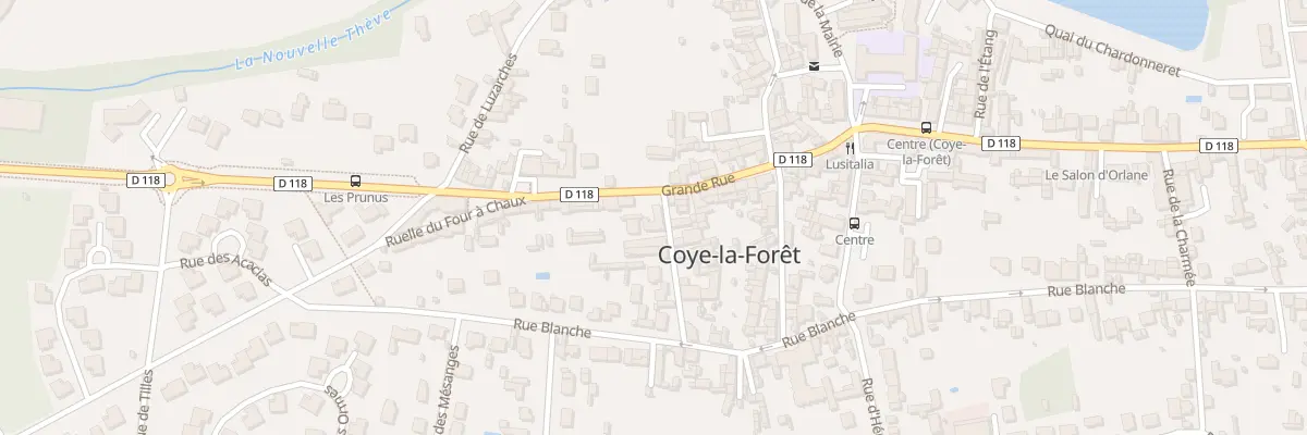 Plan du 2 Rue des Sablons à Coye-la-Forêt