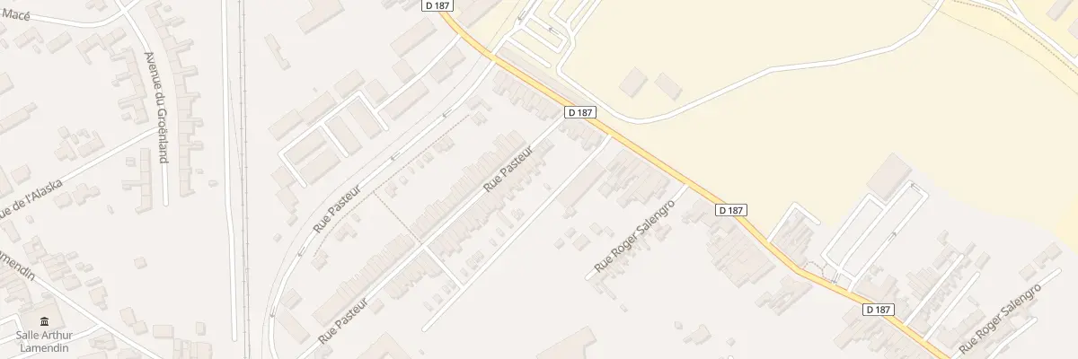 Plan du 5 Rue Pasteur à Isbergues