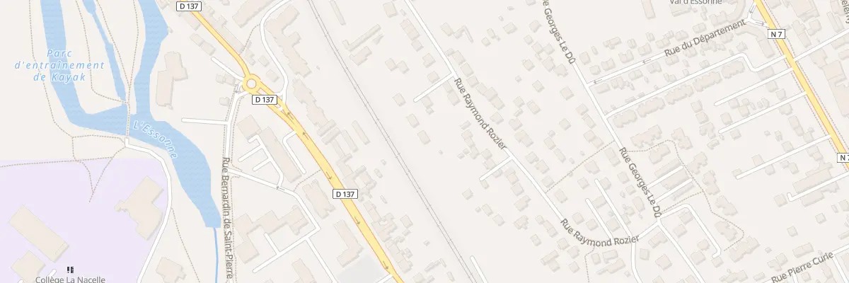 Plan du 34 Rue Raymond Rozier à Corbeil-Essonnes
