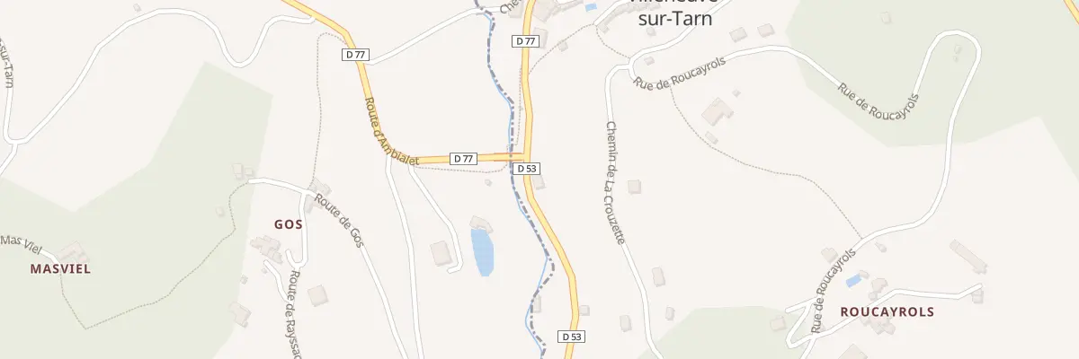 Plan du 5326 La Crouzette à Curvalle