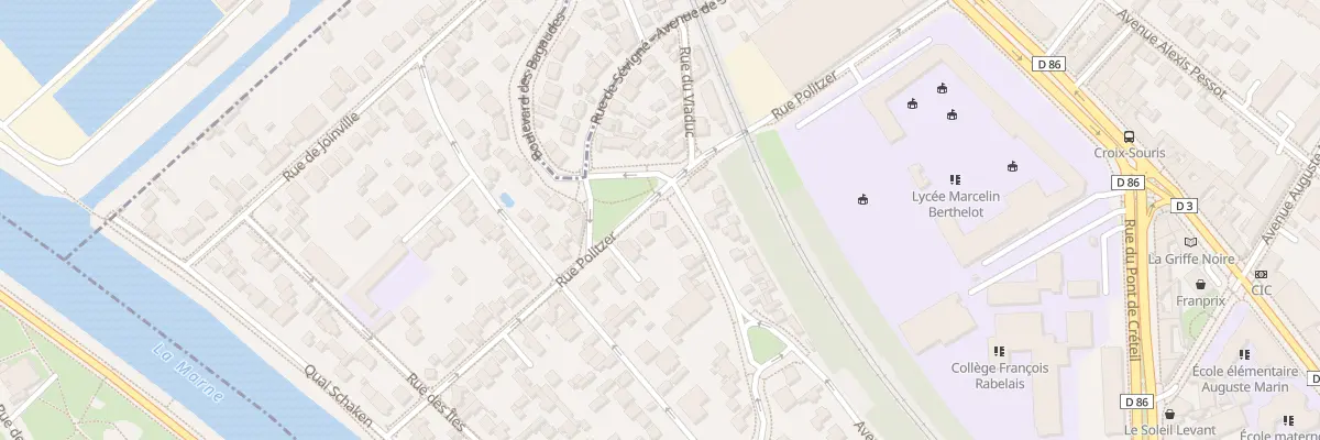 Plan du 21 Rue Politzer à Saint-Maur-des-Fossés