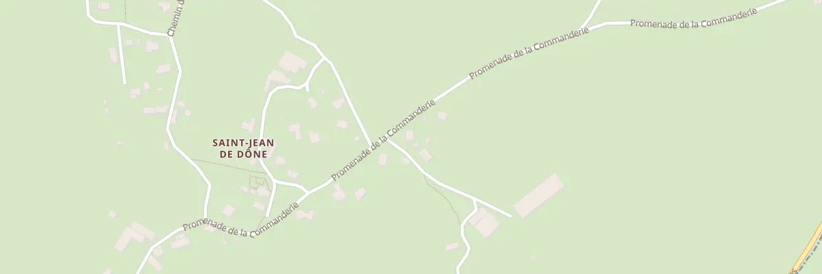 Plan du 5 Prom de la Commanderie à Saint-Simon