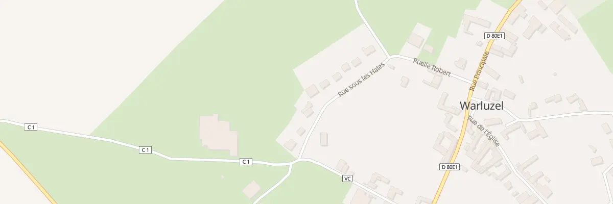 Plan du 12 Rue sous les Haies à Warluzel
