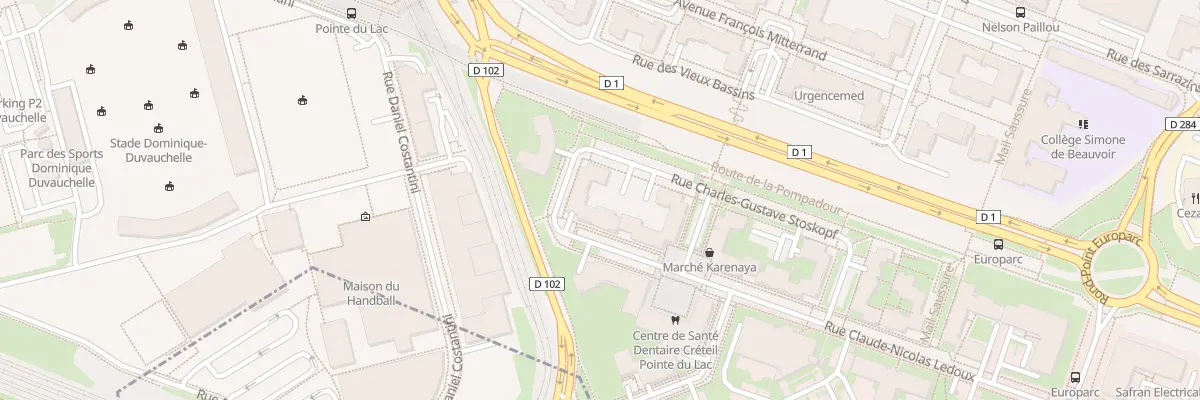 Plan du 30 Rue Charles- Gustave Stoskopf à Créteil