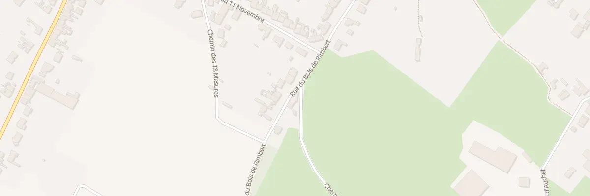 Plan du 21 Rue du Bois de Rimbert à Burbure