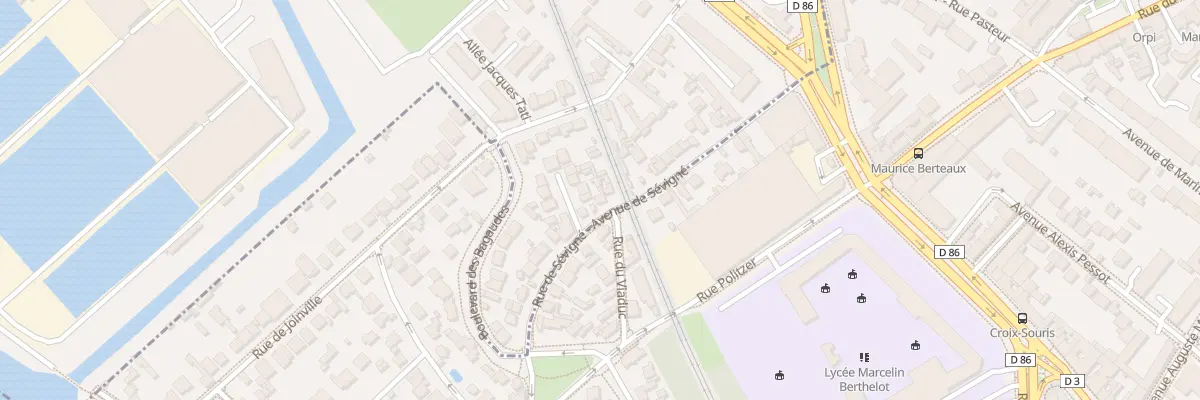 Plan du 40 Av de Sevigne à Joinville-le-Pont