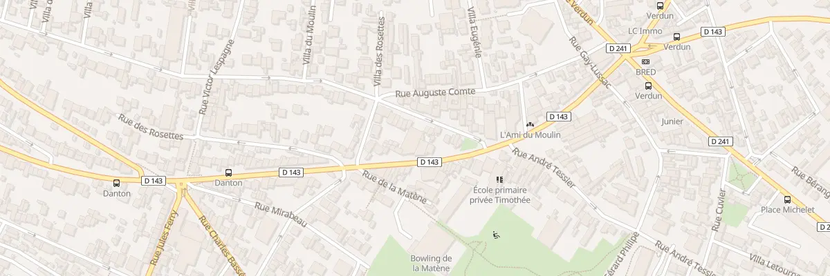 Plan du 111 Rue des Moulins à Fontenay-sous-Bois