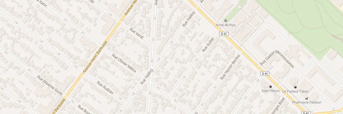 Plan du 52 Rue Halevy au Blanc-Mesnil