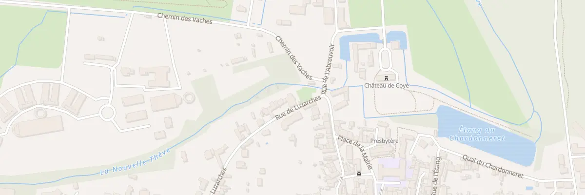 Plan du 4 Rue de Luzarches à Coye-la-Forêt