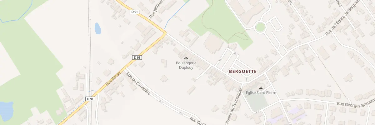 Plan du 36 Rue Edmond Mille à Isbergues