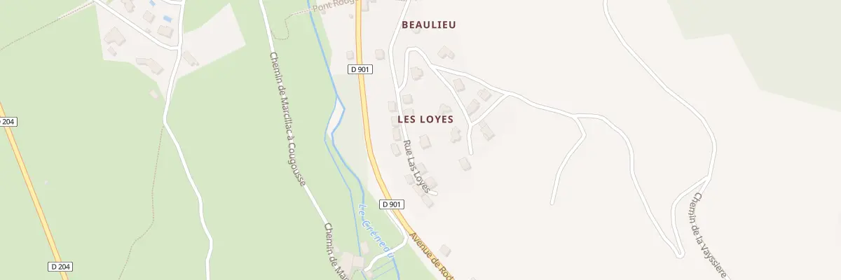 Plan du 11 Las Loyes à Marcillac-Vallon