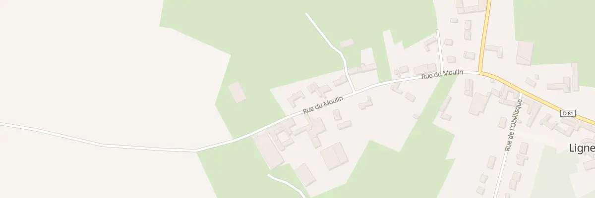 Plan du 18 Rue du Moulin à Lignereuil