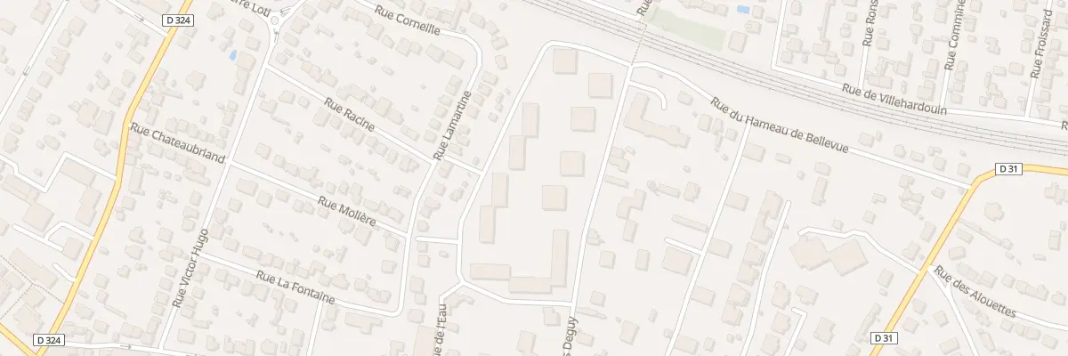 Plan du 12 Rue de la Res Parc Cascades à Montgeron
