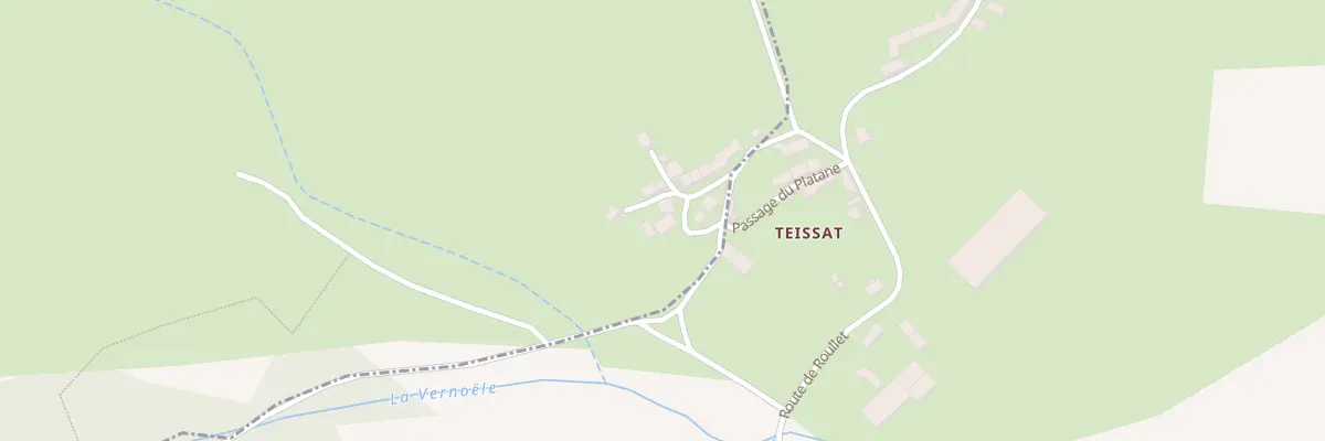 Plan du 6 Che du Bocage à Lamaids