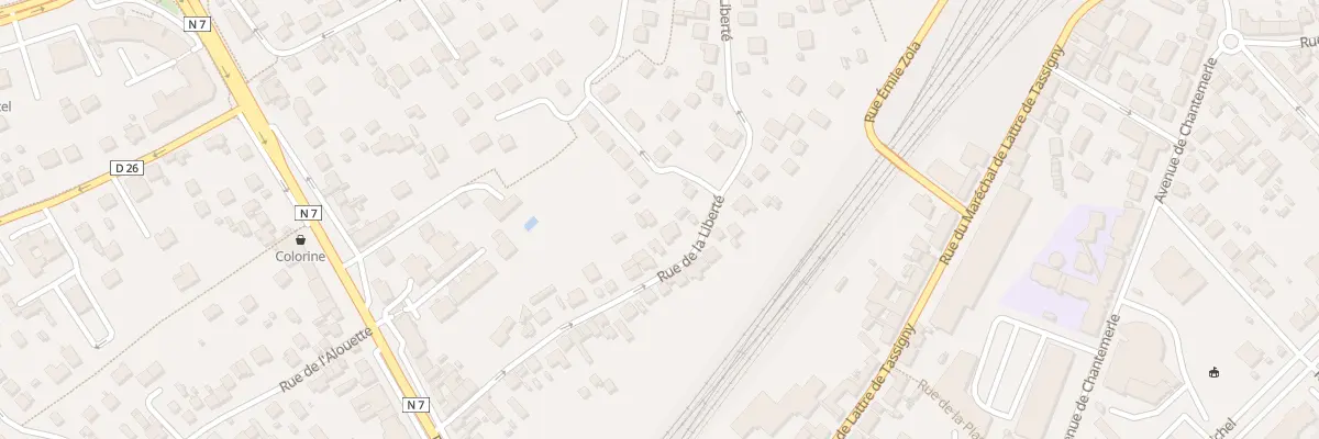 Plan du 34 Rue de la Liberté à Corbeil-Essonnes