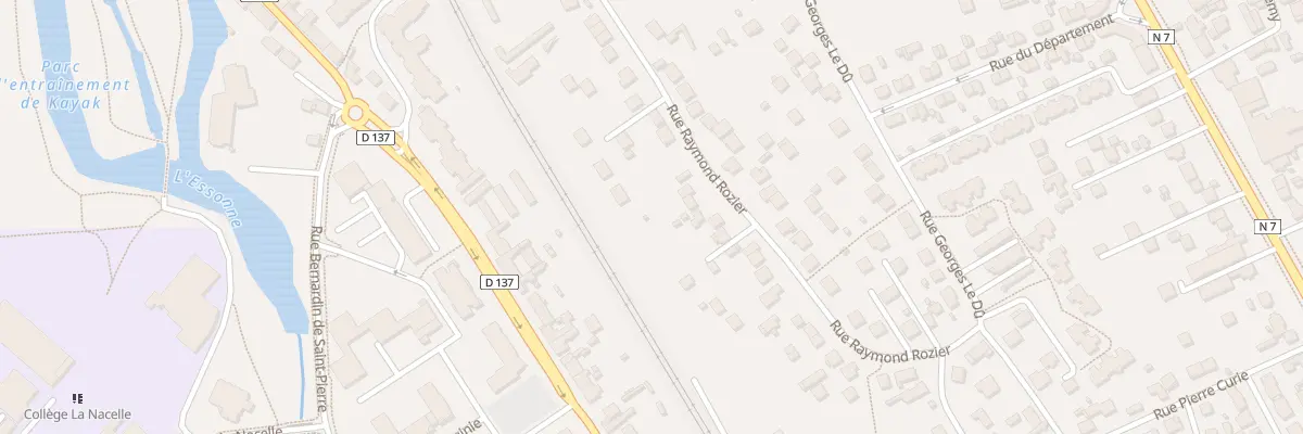 Plan du 36 Rue Raymond Rozier à Corbeil-Essonnes