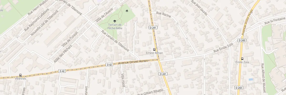Plan du 199 Rue Lenain de Tillemont à Montreuil