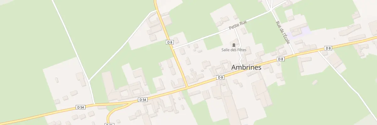 Plan du 52 Rue de Maizières à Ambrines