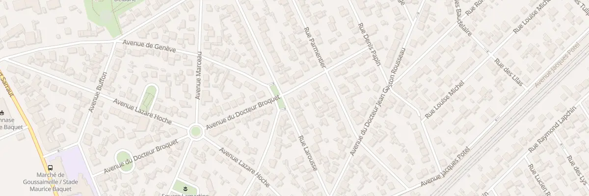 Plan du 28 Rue Larousse à Goussainville