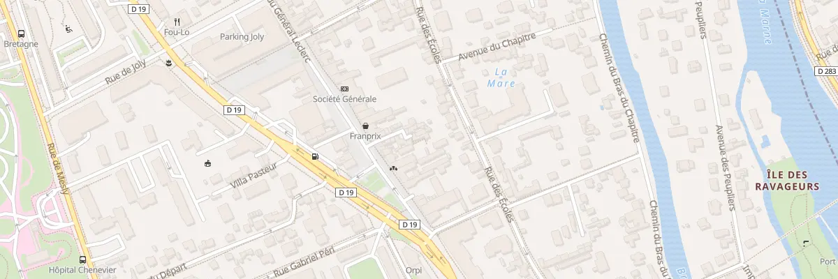 Plan du 11 Crs Laplaine à Créteil