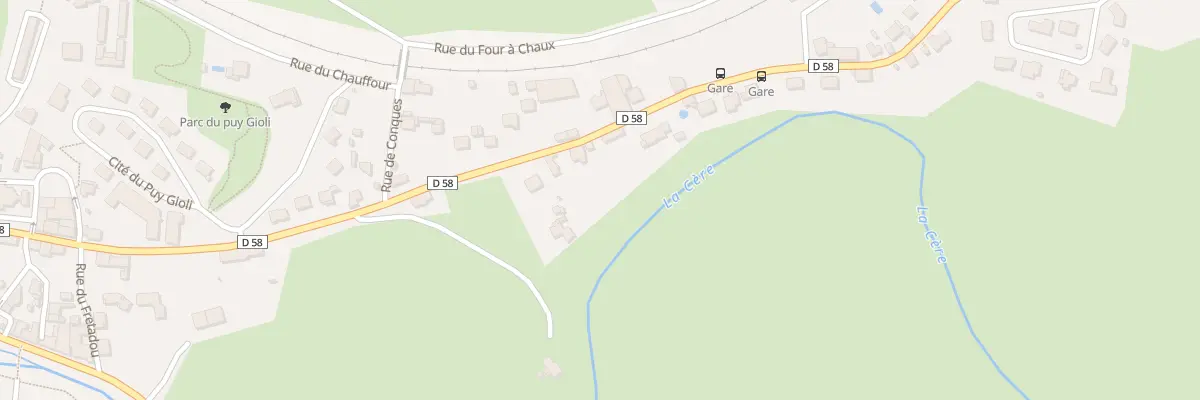 Plan du 40 Av du Général Leclerc à Arpajon-sur-Cère