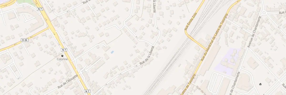 Plan du 32 Rue de la Liberté à Corbeil-Essonnes