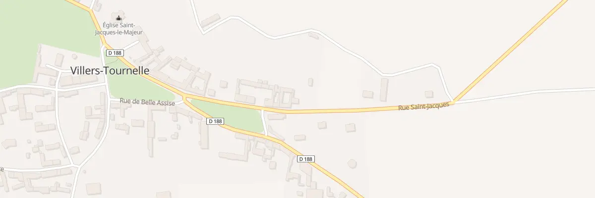 Plan du 35 Rue Saint Jacques à Villers-Tournelle