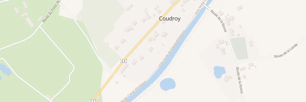 Plan du 21 Rte de Choiseau à Coudroy