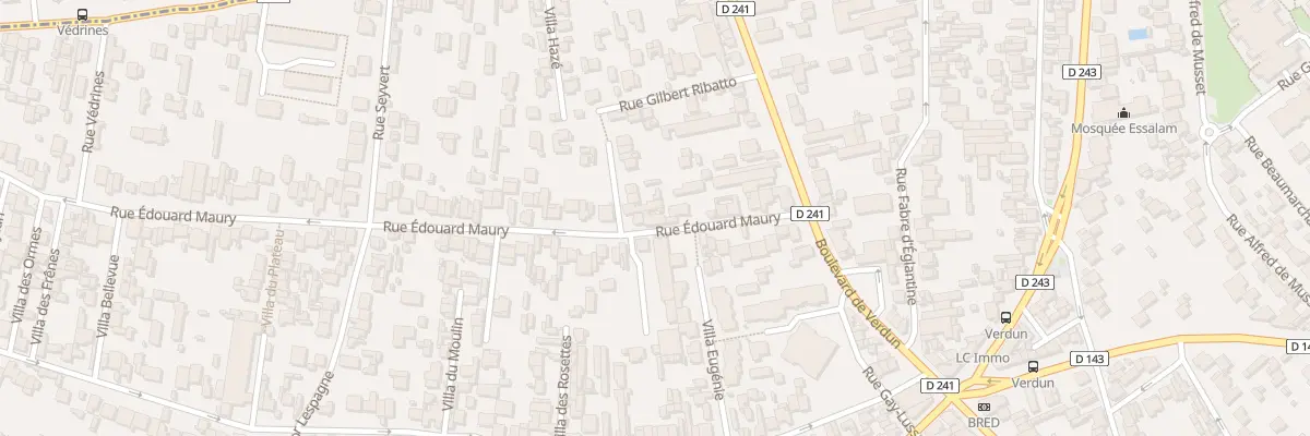 Plan du 20B Rue Édouard Maury à Fontenay-sous-Bois