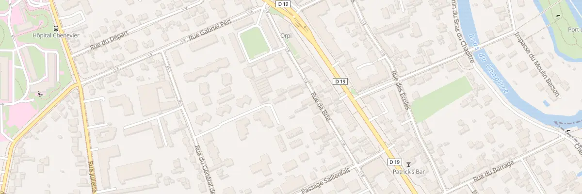 Plan du 20 Rue de Brie à Créteil