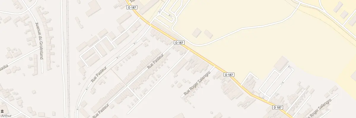 Plan du 24 Rue Roger Salengro à Isbergues
